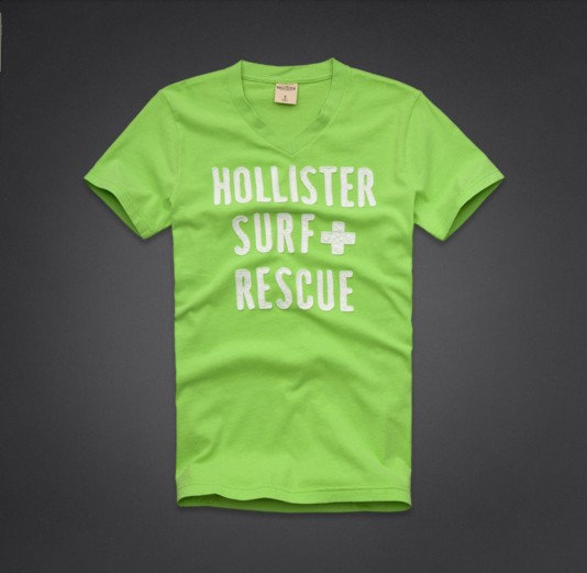 T-shirt Hollister Homme en Vert